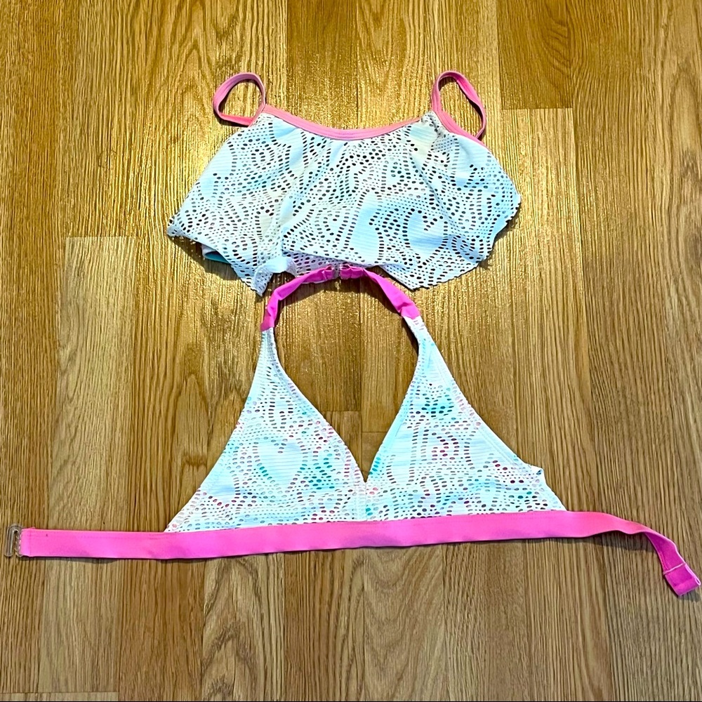 Two Girls Bikini Tops Size 7/8
